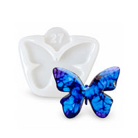 Molde de silicona Premium para broche de mariposa, brillante, 3.5x5x0.7 cm