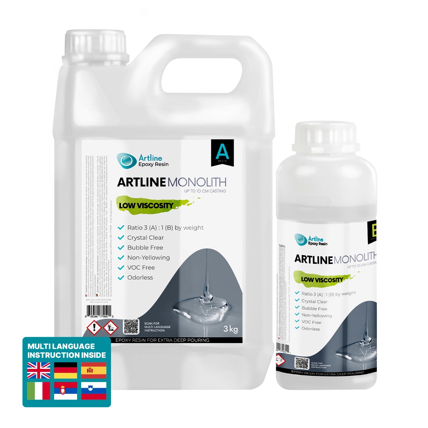 Best Monolith Epoxy Resin Low Viscosity Artline Epoxy Resin