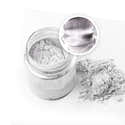 Poudre De Mica Argenté Métallique - Pigment Scintillant Pour Arts Créatifs, DIY, Maquillage - Finition Imperméable - 3