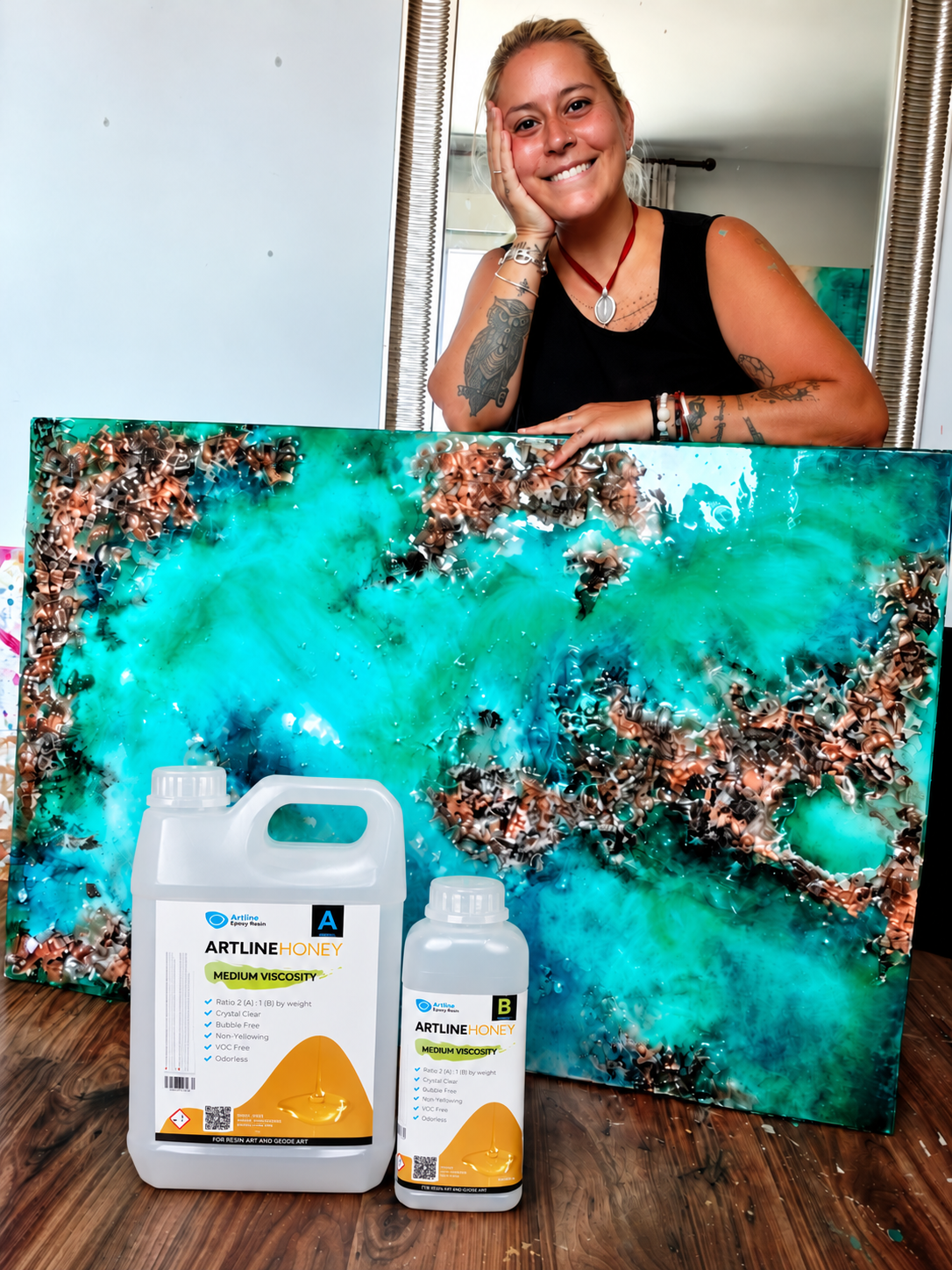 Hero of the Month: Belén Ortego — Ocean Art & Resin as Fine Art 🌊