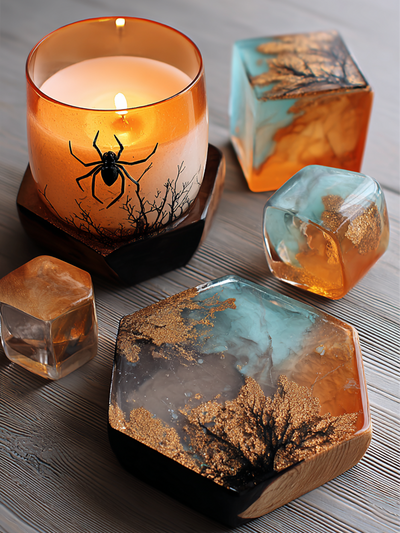 🎃 Zanurz się w świat halloweenowej magii epoksydowej: Zestawy Halloween Artline Resin