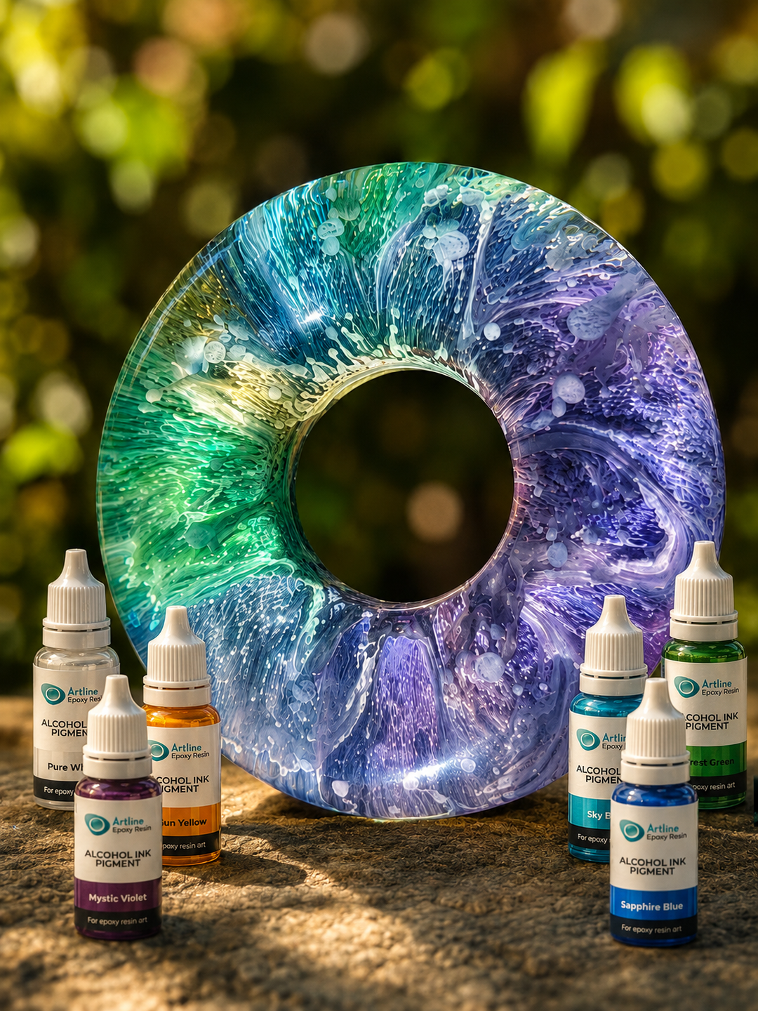 Artline Alcohol Inks: 3 Resin Techniques to Try 🎨