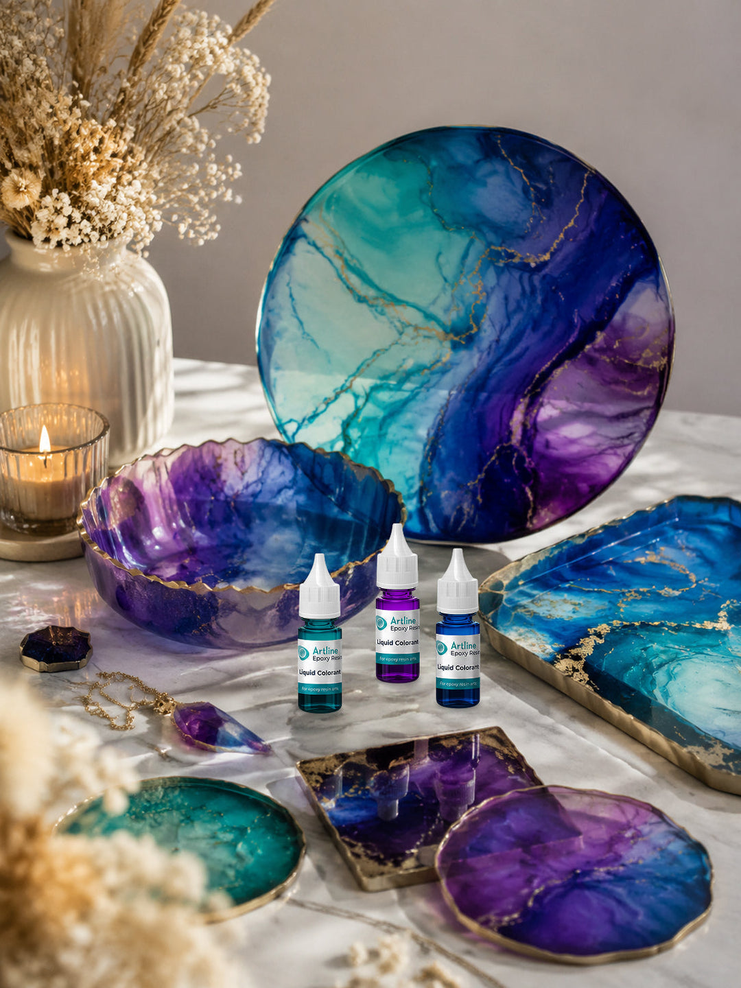 Liquid Colorants for Epoxy Resin: Transparent Effects, Depth & Endless Creativity 🎨✨