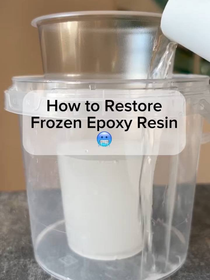 What to Do If Your Epoxy Resin Freezes?❄️