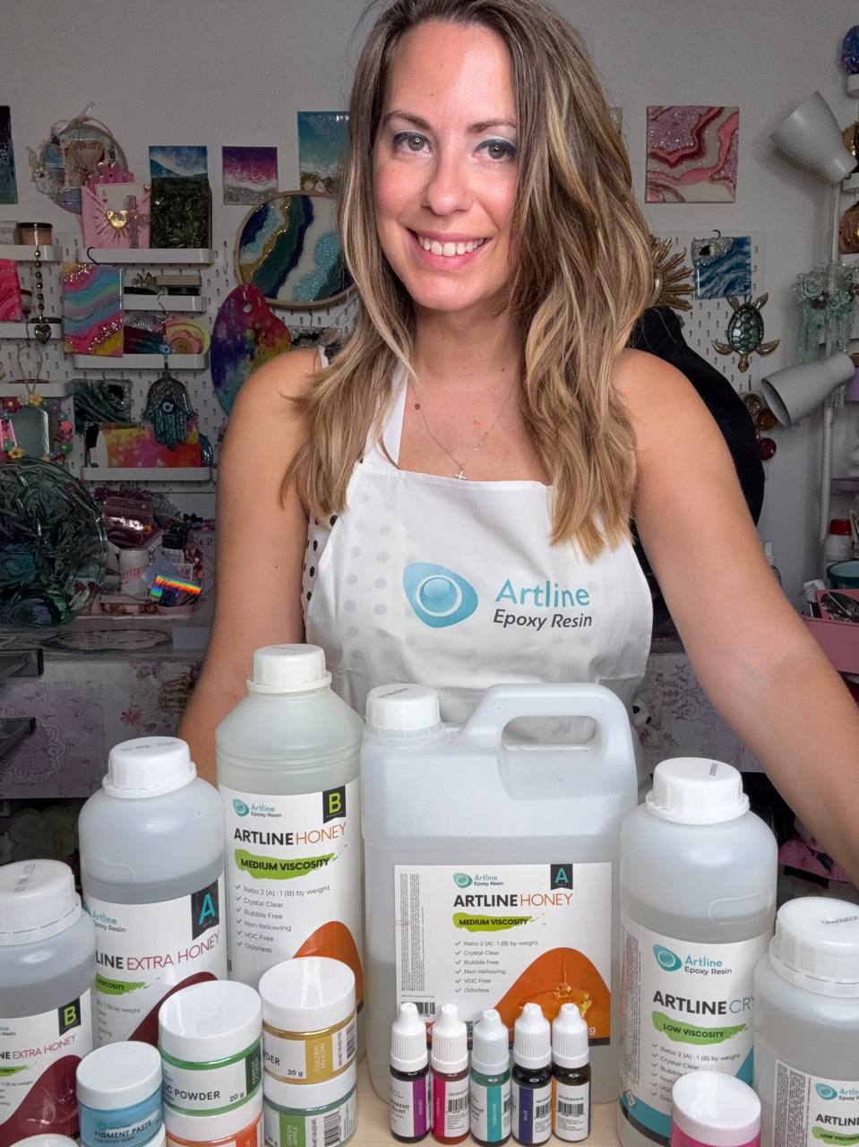 Hero of the Month: Cristala Arts — Color, Resin & an Upcoming Artline Webinar ✨