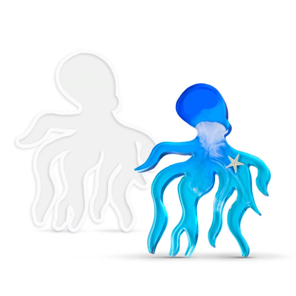 ¡Crea adorables animales marinos de resina con este molde de silicona 100% y disfruta de un divertido tiempo en familia!
Fácil de usar:
Simplemente vierte la resina en el molde y mantenlo sMolde de Silicona - Pulpo, 1 pieza - Artline Epoxy Resin