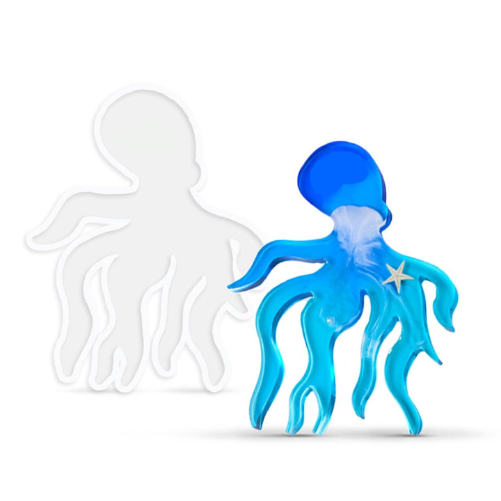 ¡Crea adorables animales marinos de resina con este molde de silicona 100% y disfruta de un divertido tiempo en familia!
Fácil de usar:
Simplemente vierte la resina en el molde y mantenlo sMolde de Silicona - Pulpo, 1 pieza - Artline Epoxy Resin