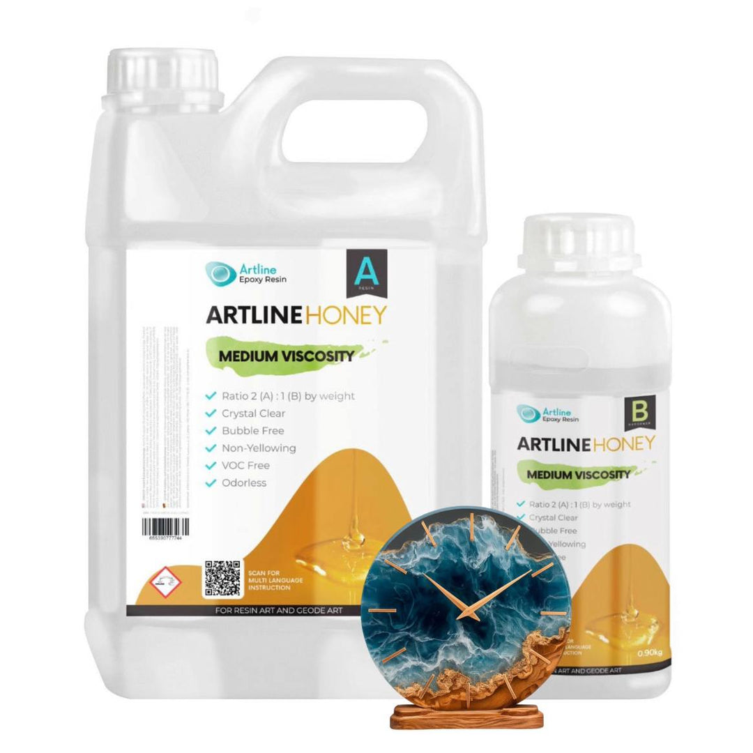 Artline Honey Epoxy Resin — Medium Viscosity for Craft & Jewellery