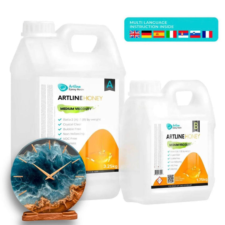 Artline Honey Epoxy Resin — Medium Viscosity for Craft & Jewellery