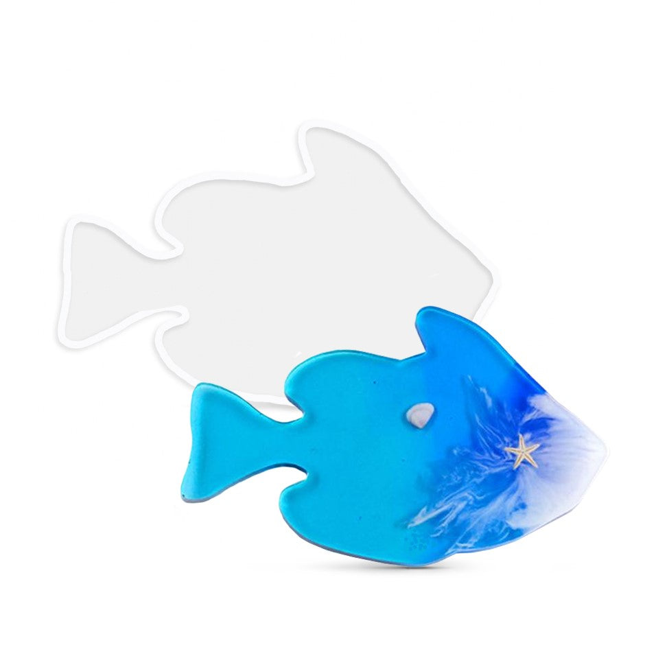 Create super adorable resin Ocean Animal with this 100% silicone mold and enjoy a fun parent-child time!
Easy to use:
Just pour the resin into the mold and keep it sSilicone Mold - Fish, 1 piece - Artline Epoxy Resin