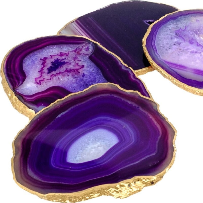 Ultramarine pigment paste on geode art demonstrating vibrant color and opacity.