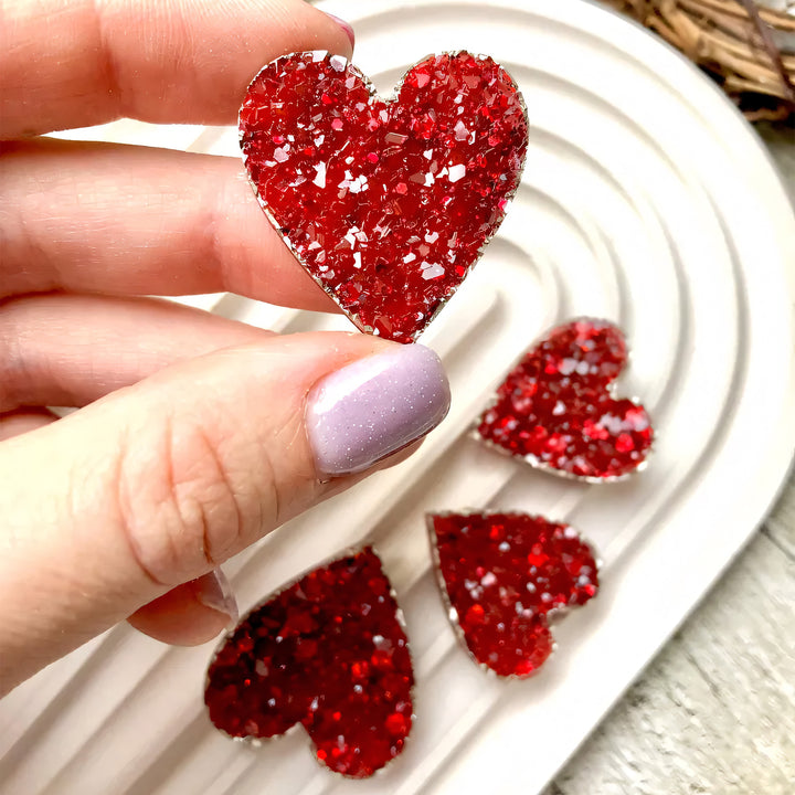 Crystal Heart Ornament Silicone Mold, Set of 3