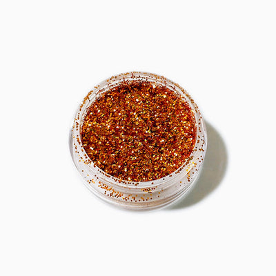 Polyester glitter copper 5g jar for epoxy resin projects.