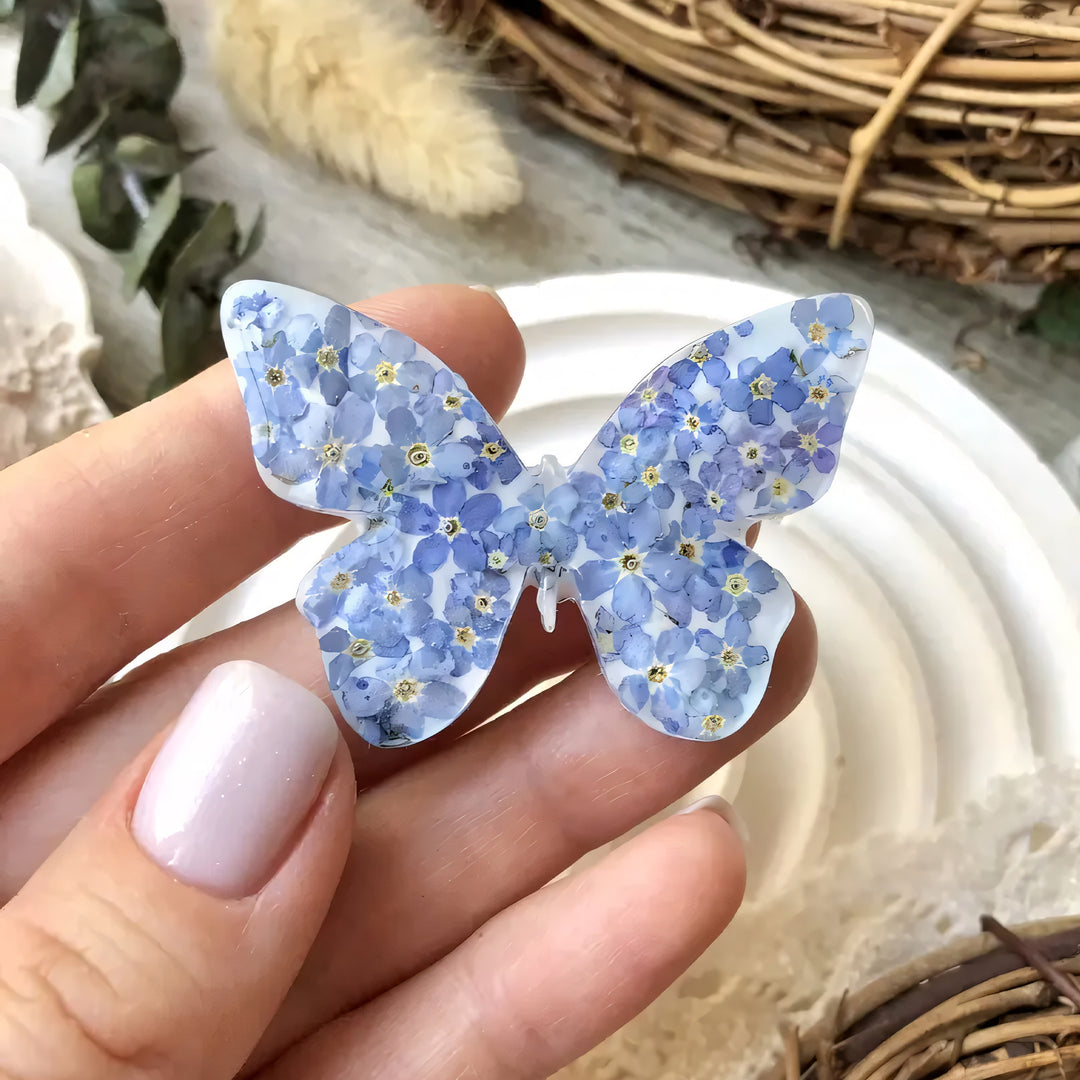 Glossy Butterfly Brooch Silicone Mold, 3.5x5x0.7 cm