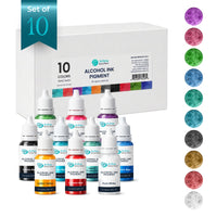 Artline Alcohol Ink, Set of 10, 10ml each