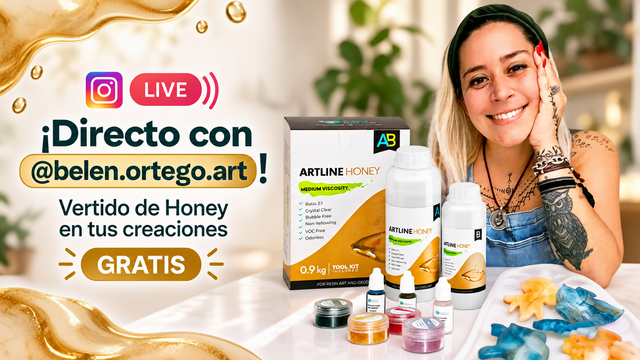 Creando con Honey Resin