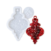 Crystal Lantern Ornament Silicone Mold, 8x5.6x0.5 cm