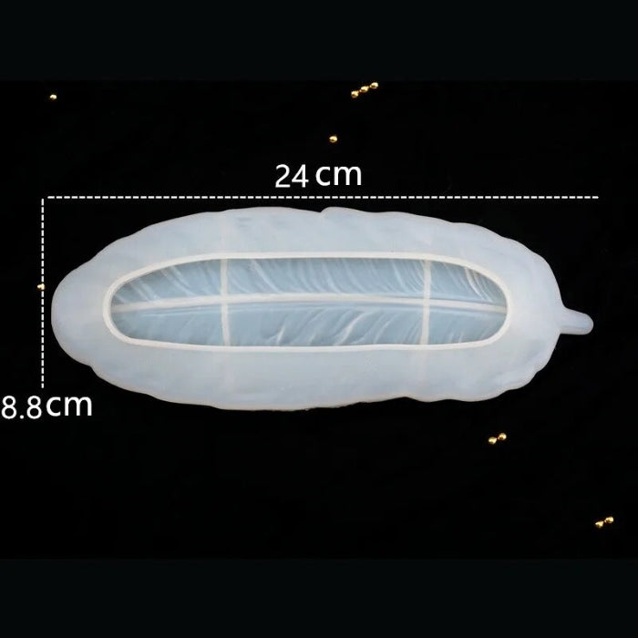 Silikonform - Feder, 24x8,8 cm