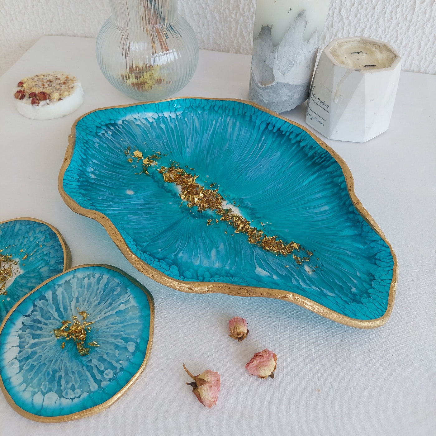 Resin Art Geode Tray Kit