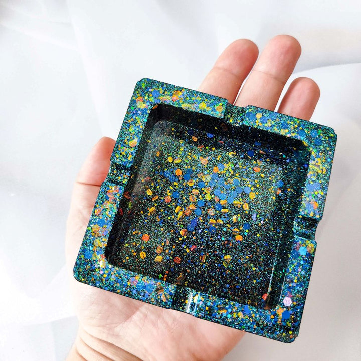 Sequins holographiques, palette de 4 couleurs, 5 g chacun