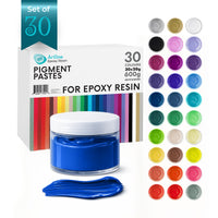 Set neprovidnih pigment pasta za epoksidnu smolu, 30 boja, po 20 g svaki