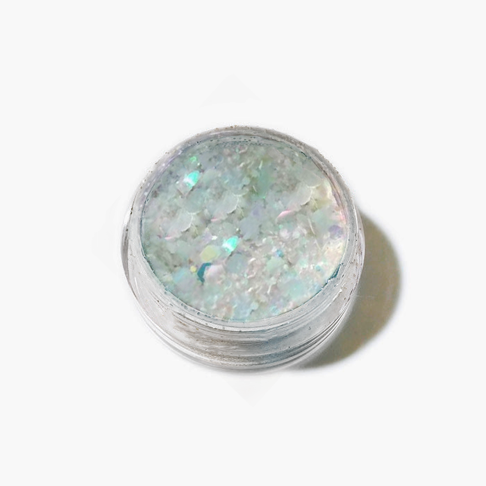 Sequins holographiques, palette de 4 couleurs, 5 g chacun