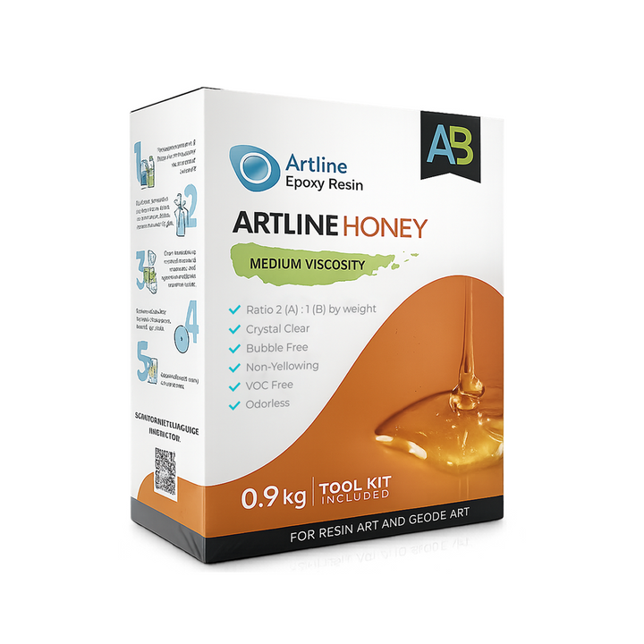 Artline Honey Epoxy Resin high viscosity epoxy resin kit for crafts and jewelry