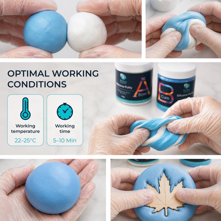 Artline Non-Toxic Silicone Putty For Mold Making, 250g