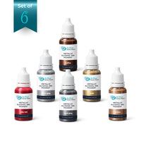 Artline Metallic Alcohol Ink, Set of 6, 10ml each