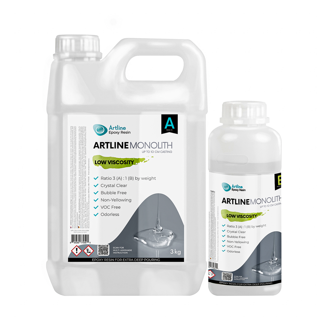 Artline Monolith Epoxy Resin — Extra Deep Casting Resin for Tables & Large Projects
