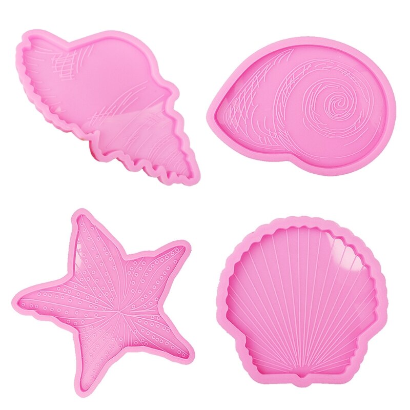 Silicone Mold for Epoxy Resin, sea forms, Scallop, size - 7.8*8 cm