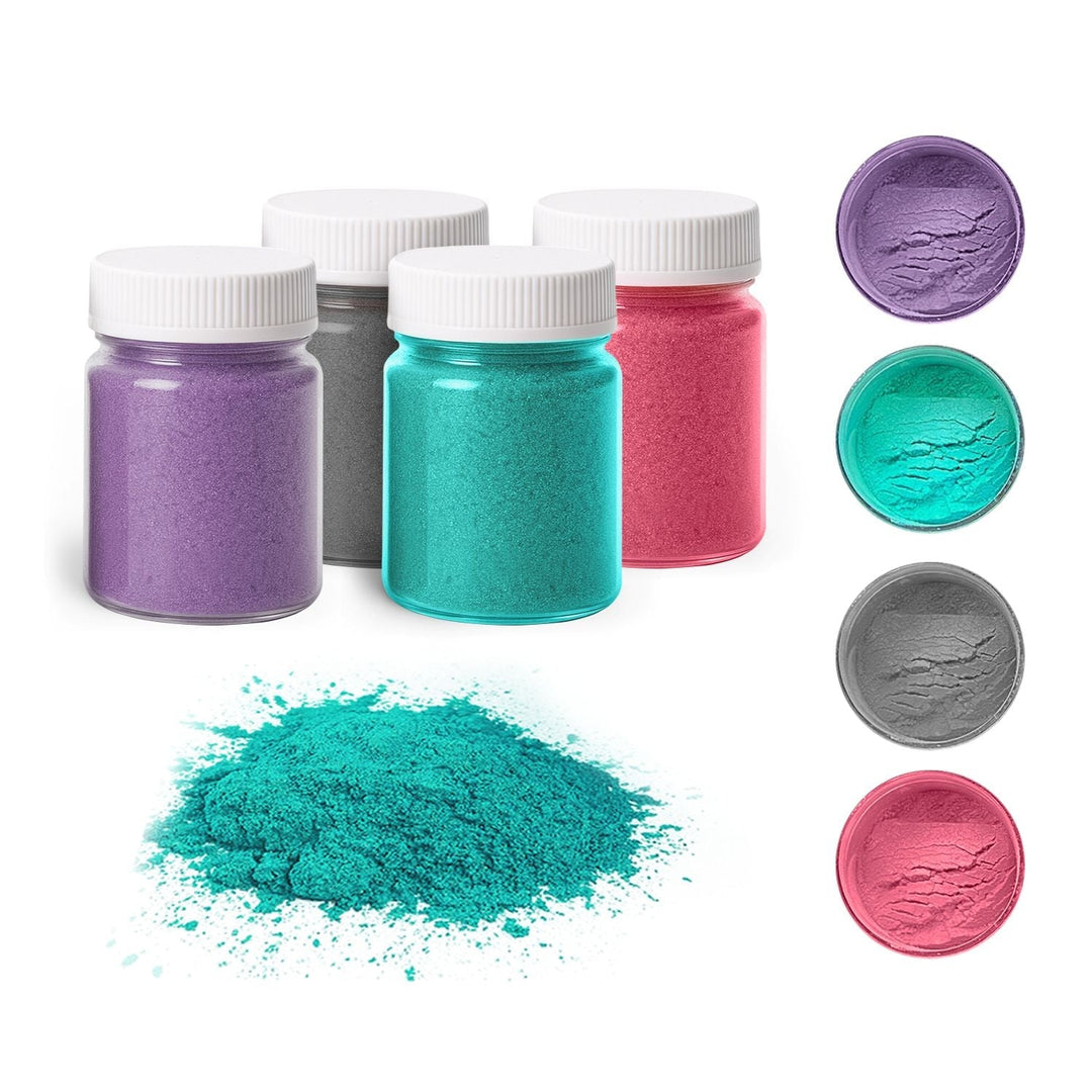 Artline Metallic Pigment Powder, Set of 4, 20g each