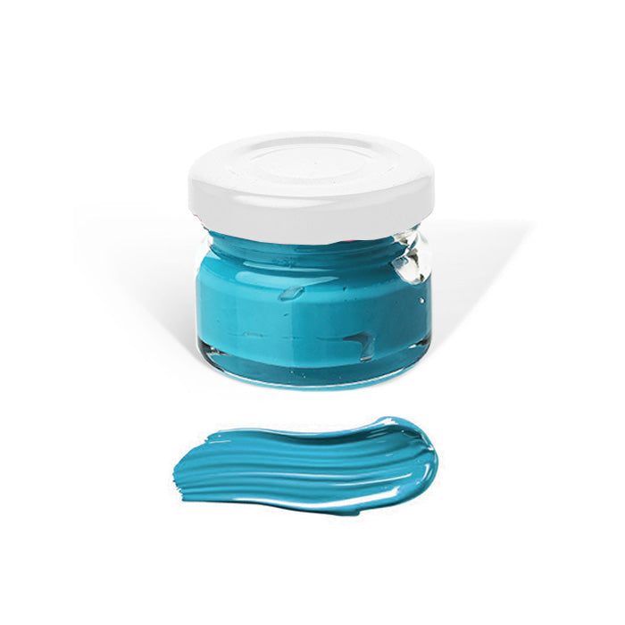 Seawave Pigment Paste in blue jar, ideal for epoxy resin crafting.
