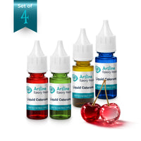 Artline Liquid Colorant, Set of 4, 10g each