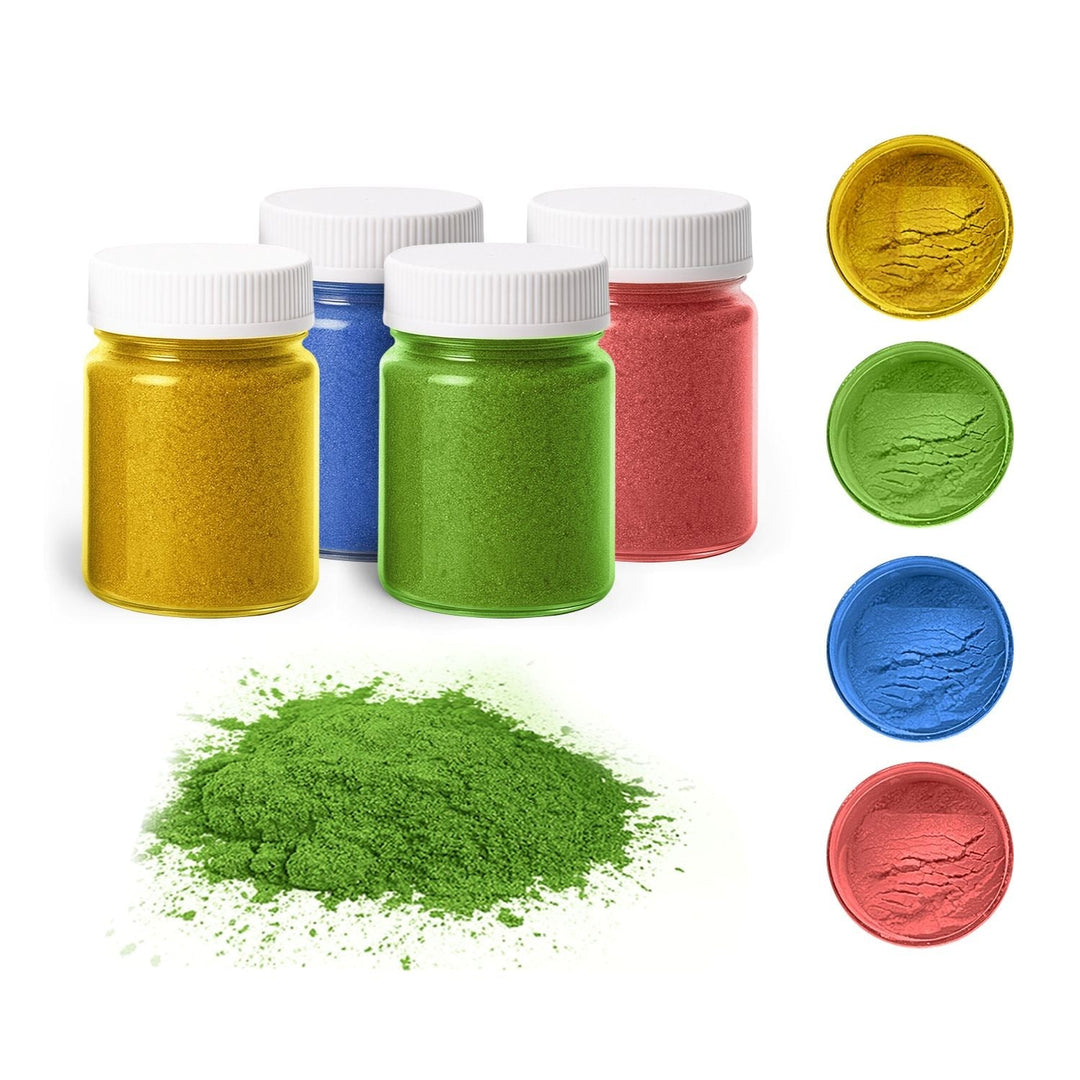 Artline Metallic Pigment Powder, Set of 4, 20g each