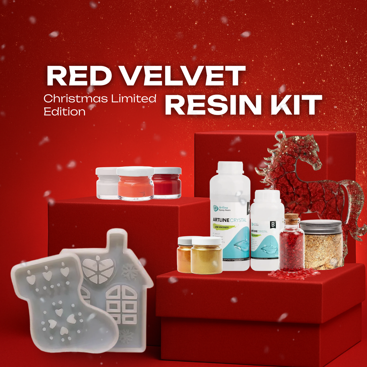 Red Velvet Resin Kit