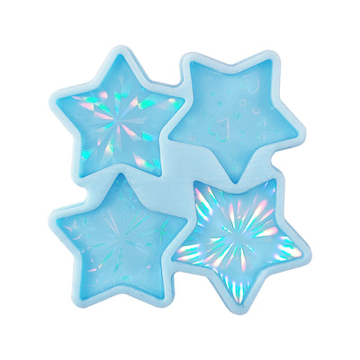 Stars in your hand! A Star Mold Set is an ideal gift for your loved ones whether it’s a birthday, anniversary, or Christmas!
Easy to use:
Just pour the resin into thSilicone Mold - Star 4 in 1 - Artline Epoxy Resin