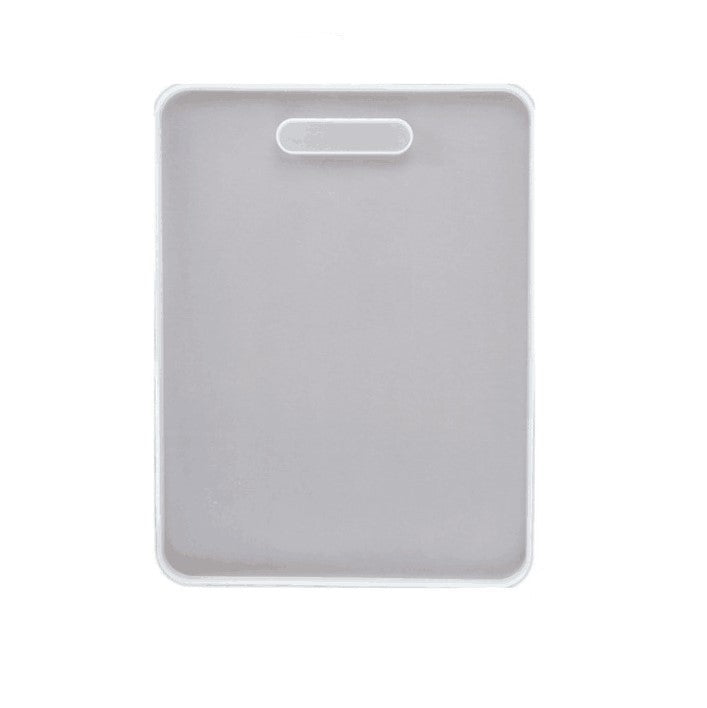 Translucent silicone mold cut board, 34.1x26x1.1 cm, for resin crafting.