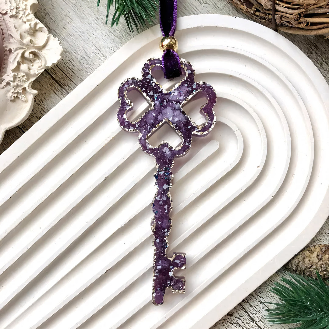 Crystal Key Ornament Silicone Mold, 10x4x0.5 cm
