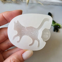 Crystal Kitten Brooch Silicone Mold, 4.5x5x0.5 cm