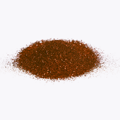 Paillettes en polyester cuivre, 0,5 mm, 5 g