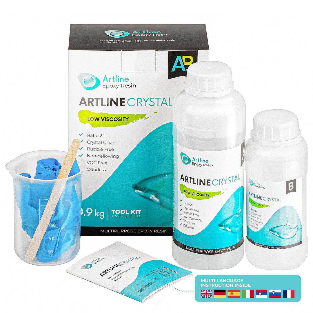 Resina Epossidica 2K Professionale - 9kg Per Creazioni Fai Da Te - Foto 8