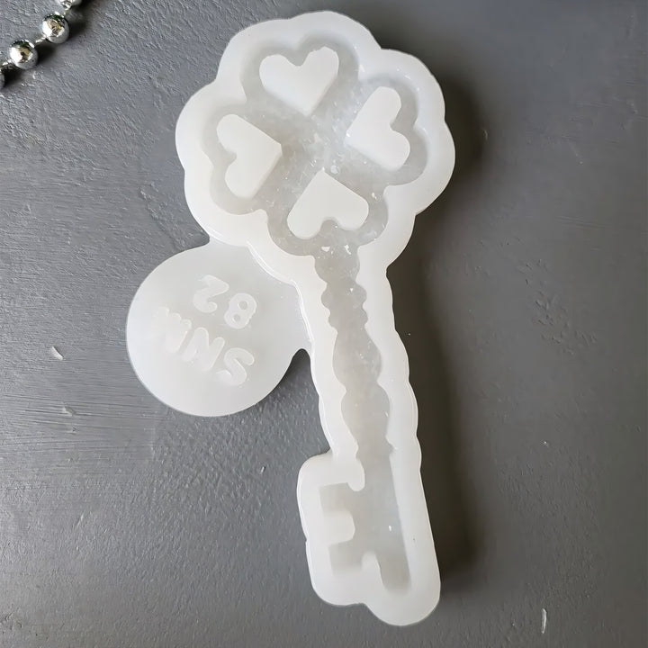 Crystal Key Ornament Silicone Mold, 10x4x0.5 cm
