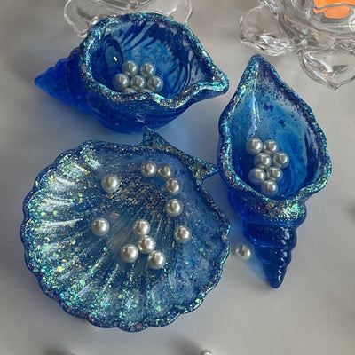 Polvo de pigmento metálico azul claro, 20 g