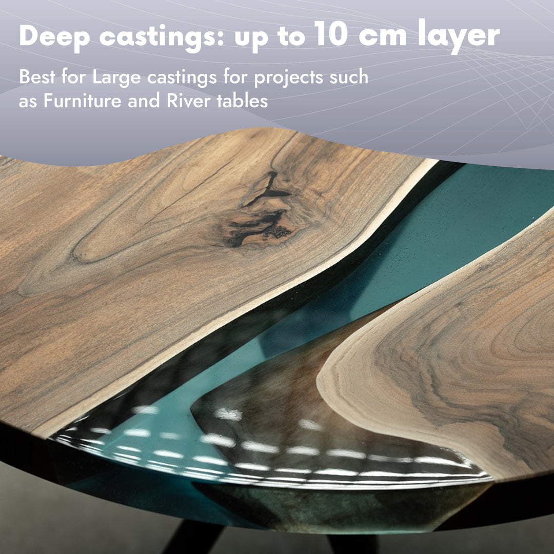 Artline Monolith Epoxy Resin — Extra Deep Casting Resin for Tables & Large Projects