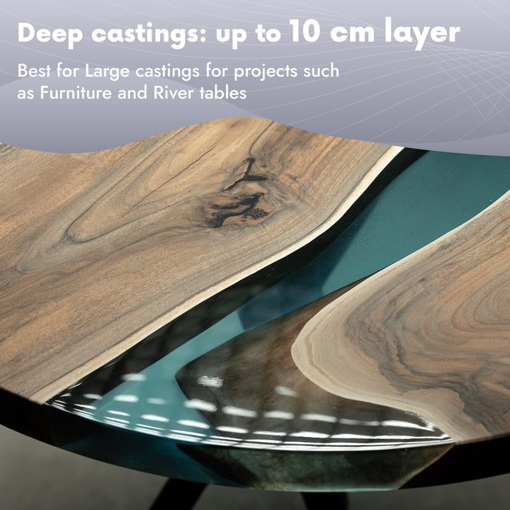 Artline Monolith Epoxy Resin — Extra Deep Casting Resin for Tables & Large Projects
