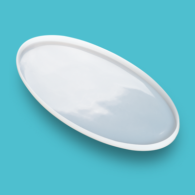 Silicone Mold - Oval, 36.5x18.8x1.8 cm - Artline Epoxy Resin