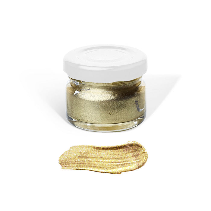 Pigment Paste Gold 20 g jar with golden tint for epoxy resin coloring