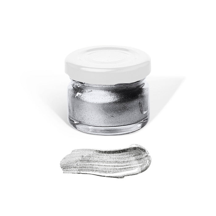 Pigment Paste Silver 20 g jar for tinting epoxy resin with opaque and semi-opaque metallic silver color