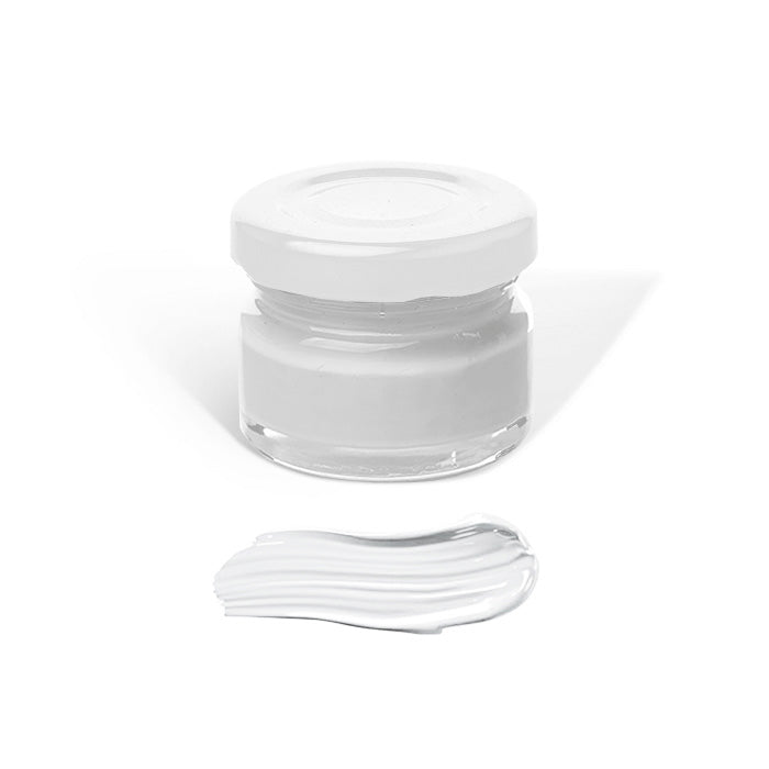 Pigment Paste White 20 g jar with white pigment smear for epoxy resin tinting